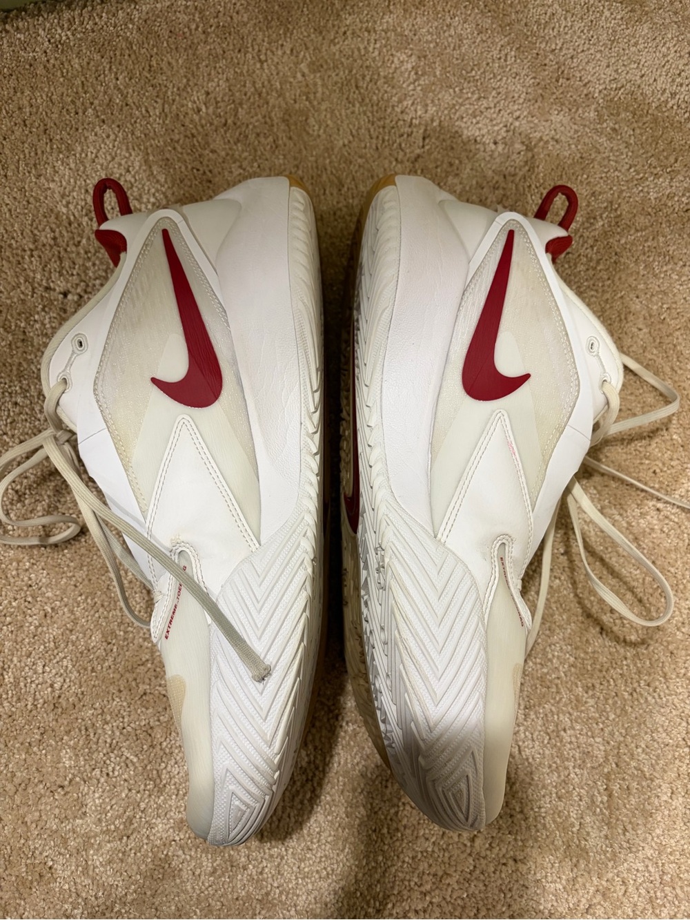 Nike Zoom Hyperace 3-White/Crimson - Picture 4 of 8